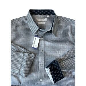 Nick Graham Everywhere Stretch Modern Fit Mens Size 2XL/2TG Black 97%Cot 3%Spand